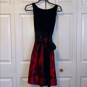 Rose Print Dress